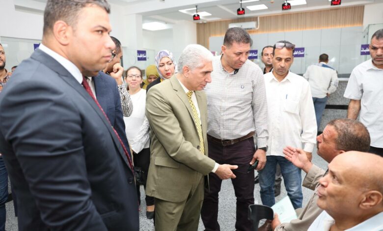 متابعة المراكز التكنولوجية بالمنيا بهدف تعزيز جودة الخدمات وتيسير الإجراءات للمواطنين