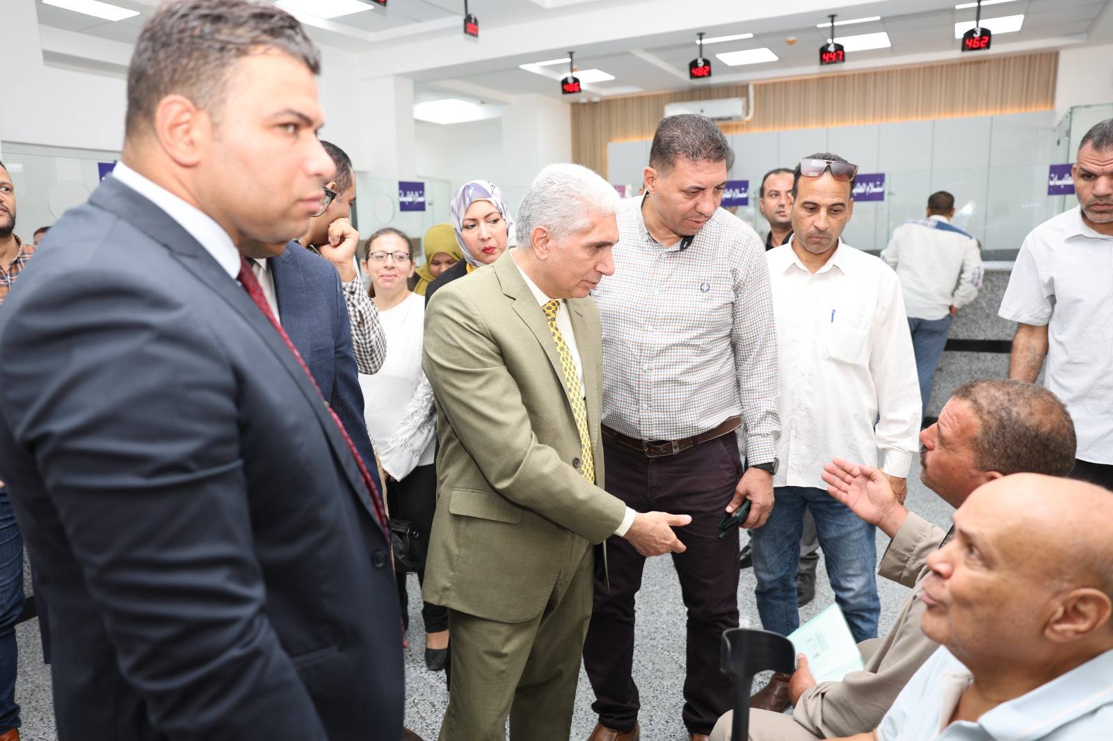 متابعة المراكز التكنولوجية بالمنيا  بهدف تعزيز جودة الخدمات وتيسير الإجراءات للمواطنين