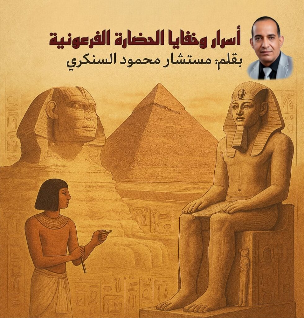 أسرار وخفايا الحضارة الفرعونية..بقلم: مستشار محمود السنكري