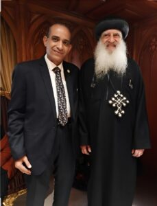 المجلس الوطني لدعم رئاسة الجمهورية بالغربية يهنئ الأنبا بولا بعيد الميلاد المجيد