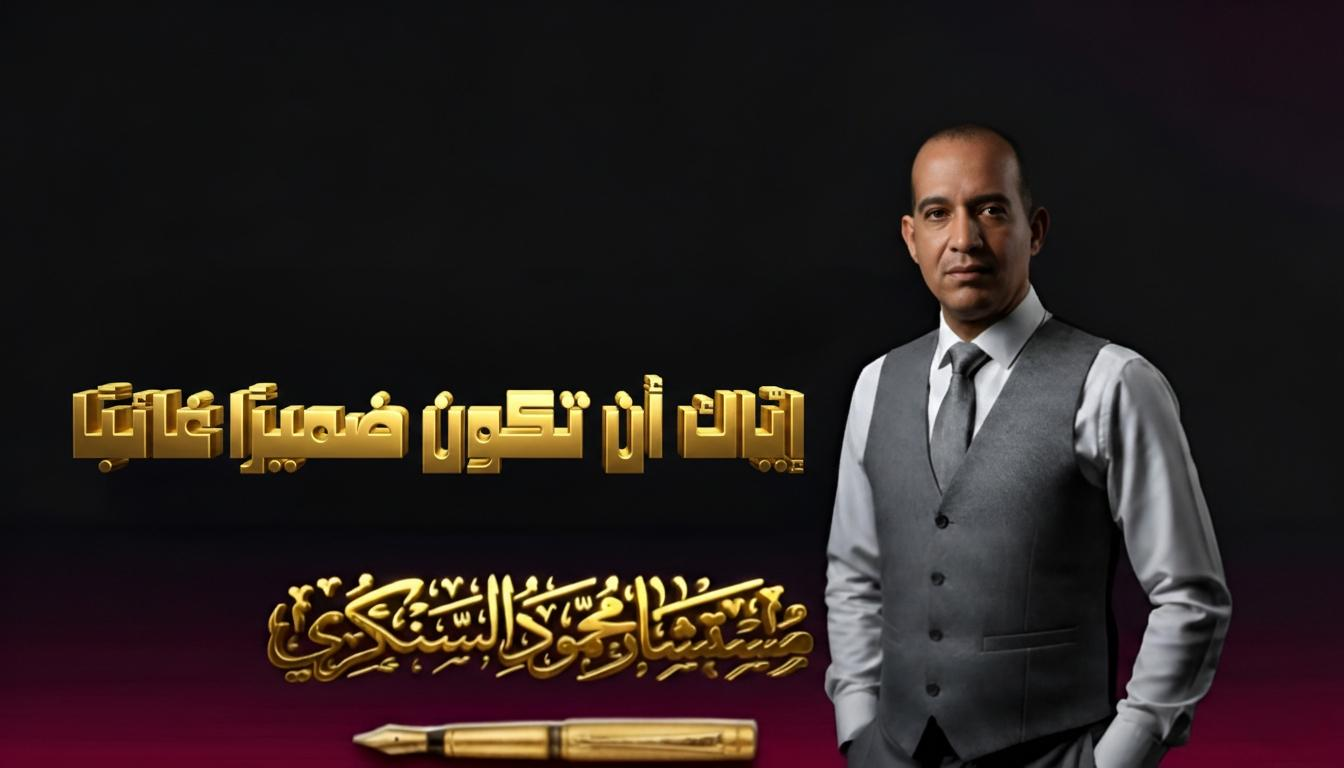 إيّاك أن تكون ضميرًا غائبًا..بقلم: مستشار محمود السنكري