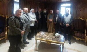 المجلس الوطني لدعم رئاسة الجمهورية بالغربية يهنئ الأنبا بولا بعيد الميلاد المجيد