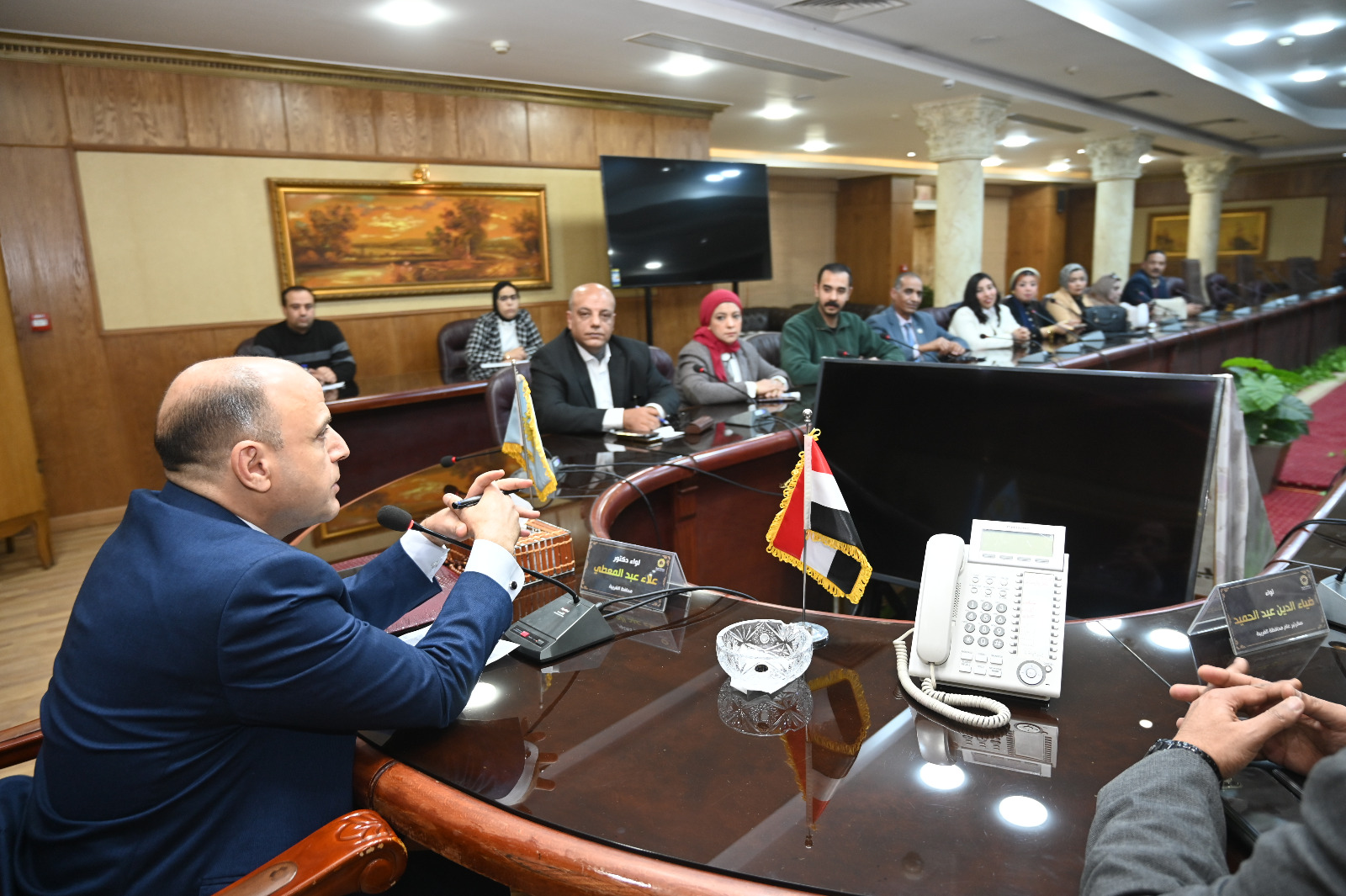 من أول يوم في منصبه.. اللواء دكتور علاء عبدالمعطي يفتح أبواب محافظة الغربية للإعلام