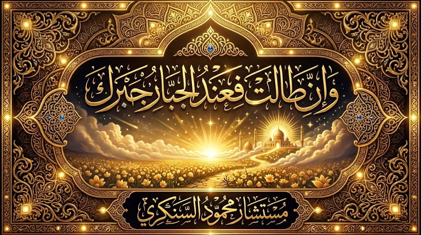 وإن طالت… فعند الجبار جبرك..بقلم: مستشار محمود السنكري