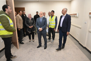 محافظ الغربية يتفقد مستشفى السنطة الجديد بنسبة تنفيذ 94% مؤكدا تكثيف الجهود لإنهاءه