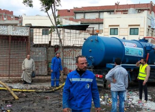 تحرك عاجل لاحتواء أزمة الصرف الصحي بقرية ميت غزال بالغربية