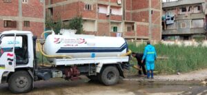تحرك عاجل لاحتواء أزمة الصرف الصحي بقرية ميت غزال بالغربية