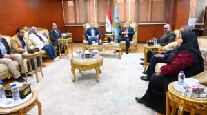 وزير الموارد المائية والري في زيارة لمحافظة الغربية 