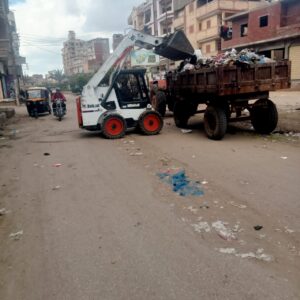 محافظ الغربية يتابع الحملة المكبرة لإزالة بؤر تجمعات القمامة التاريخية